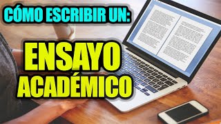 CÓMO HACER UN ENSAYO [upl. by Ahseneuq]