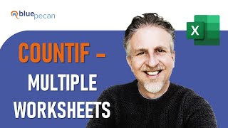 How to Count  COUNTIF Items Across Multiple Worksheets in Excel [upl. by Tebzil]