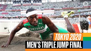 Mens Triple Jump Final  Tokyo Replays [upl. by Enilehcim]