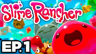 😊 WHAT ARE SLIMES amp WHY AM I RANCHING THEM  Slime Rancher Ep1 Gameplay  Lets Play [upl. by Aylmer]