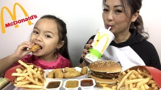 McDonalds Bacon BigMac amp Nuggets Meal  Mukbang  NE Lets Eat [upl. by Eeresed]