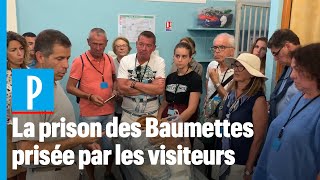 A Marseille les visiteurs se ruent à la prison des Baumettes [upl. by Enylorac]