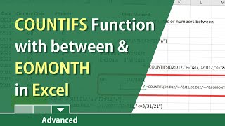 COUNTIFS function in Excel with dates by Chris Menard [upl. by Whittaker327]