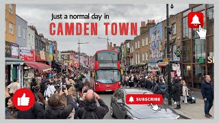 Camden Town Walking Tour  A Normal Day in London’s Coolest District [upl. by Kenwrick311]