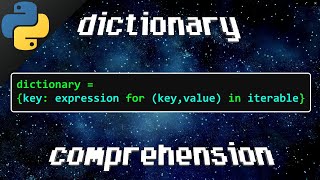 Python dictionary comprehension 🕮 [upl. by Birecree419]