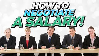 HOW TO NEGOTIATE A SALARY IN A JOB INTERVIEW What Are Your Salary Expectations BEST ANSWER [upl. by Nnalyrehs579]