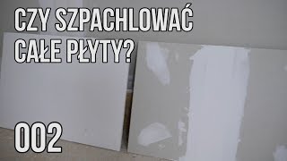 Szpachlować łączenia czy całe płyty [upl. by Nosac]