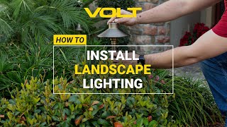 How to Install Low Voltage LED Landscape Lighting  Easy DIY Guide [upl. by Annoyi]