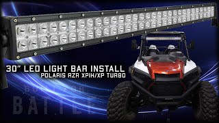 30quot LED Light Bar Install  Polaris RZR XP1K  XP Turbo  How To [upl. by Atalayah]