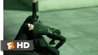 Rooftop Showdown  The Matrix 79 Movie CLIP 1999 HD [upl. by Hakym865]