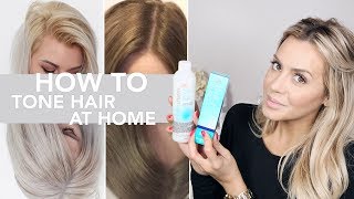 How to Professionally Tone Hair At Home [upl. by Asiela]