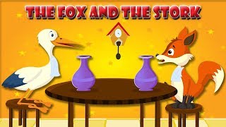 The Fox And The Stork Story  Bedtime Story For Kids in English  Kids Stories For Kindergarten [upl. by Rosecan500]