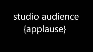 studio audience applause sound FX [upl. by Ttiwed873]