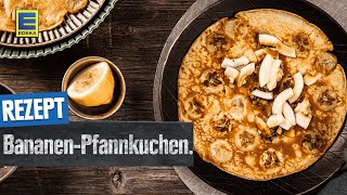 BananenPfannkuchen  Leckeres Pfannkuchen Rezept [upl. by Idorb]