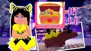 NEW NEW YEARS UPDATE WHERE TO FIND THE PET RATRoyale High Update [upl. by Perretta]