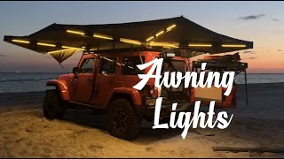 LED Awning Lights for Overland Rig OVS Nomadic 270 Awning [upl. by Mitman]