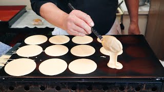 どらやき ∥ Dorayaki  Japanese RedBean Pancake∥Japanese Street Food [upl. by Loretta]