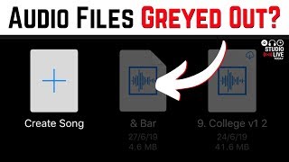 How to use WAV amp MP3 files in your GarageBand iOS projects [upl. by Constancy389]