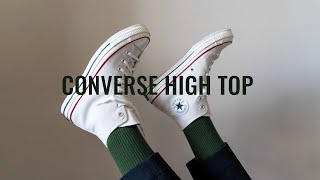 How To Style Converse Chuck Taylor Hi Top Sneakers [upl. by Abelard162]