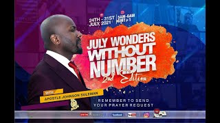 Apostle Suleman LIVE🔥 WONDERS WITHOUT NUMBER Day8  July Second Edition 1st August 2021 [upl. by Gerianna]