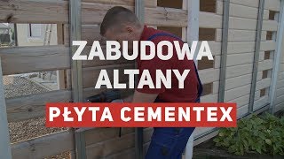 Zabudowa altany płytą cementową Cementex [upl. by Jessi991]