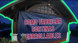 Cortina enrrollable  Fabricar cortinas o persianas roller paso a paso [upl. by Tshombe220]