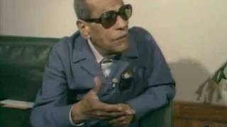 Rare interview with Naguib Mahfouz مقابلة نادرة مع نجيب محفوظ [upl. by Sikleb]