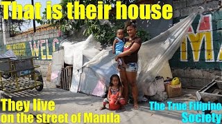 Meet this Poor Filipino Family Who Live on The Street Homeless Filipino Family Living in Poverty [upl. by Leirea605]