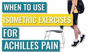 How to Use Isometric Exercise for Achilles Tendonitis [upl. by Akierdna247]