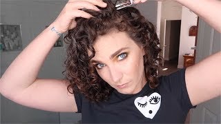 Root Clipping Curly Hair For Max Volume  Jannelle [upl. by Anees]