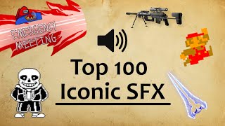 100 Most Iconic Video Game Sound Effects 19802019 [upl. by Leunamnauj]