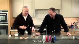 How to make a frappé coffee using an aerolatte milk frother [upl. by Laurianne567]