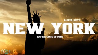 Alicia Keys  New York Empire State of Mind Lyrics [upl. by Viking]