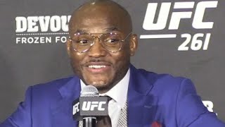 Kamaru Usman EXTRA Shots on Jorge Masvidal were quotSuper Necessaryquot  UFC 261 [upl. by Auqkinahs90]