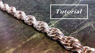 Doubled Spiral Chain Tutorial [upl. by Earlie]