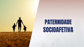 Paternidade socioafetiva [upl. by Noraf]