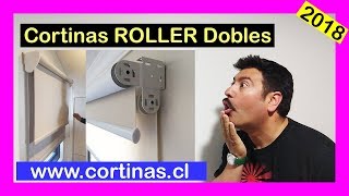 Cortinas roller dobles  Doble Roller [upl. by Ahseiyk]