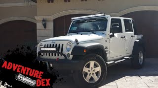 Jeep Wrangler 50 inch LED Light bar Installation [upl. by Niuq457]