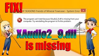 The program cant start because XAudio29dll is missing from your computer How to fix it [upl. by Trebleht]