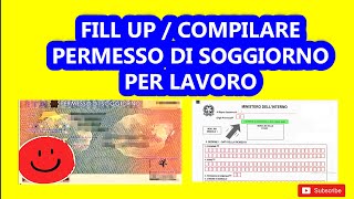 Compilazione del Permesso di Lavoro Italiano Passaggi Semplici [upl. by Muncey]