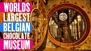 Worlds Largest Belgian Chocolate Museum 4K  Chocolate Nation Antwerp Tour [upl. by Aloeda]