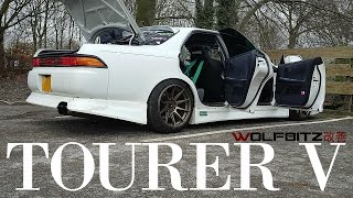 🐒 TOYOTA MARK 2 JZX90 TOURER V DRIFT CAR [upl. by Anigal]