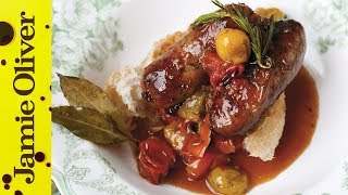 Oven Baked Sausage Ragu  Jamie Oliver [upl. by Akenom]