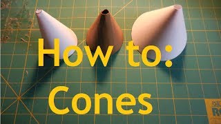 Tips and Tricks 10 How to make cones [upl. by Lekzehcey]