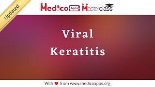 NEET PGViral keratitisOphthalmology [upl. by Vona]