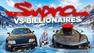 1000HP Supra terrorizing Billionaires Hypercarmeet in Switzerland [upl. by Sugar791]