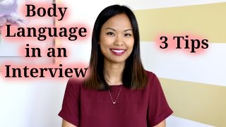 Body Language in an Interview  3 Tips [upl. by Thant]