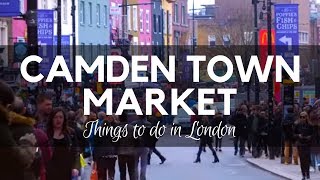 Camden Town Market London  Places to Visit in London [upl. by Trainor296]