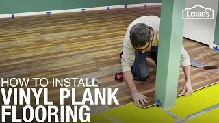 How To Install Waterproof Vinyl Plank Flooring  DIY Flooring Installation [upl. by Ynatirb748]