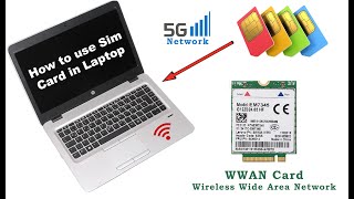 How to install Sim Card In Laptop  How To Insert Sim Card In Laptop  Use Sim Card in HP Laptop [upl. by Center]